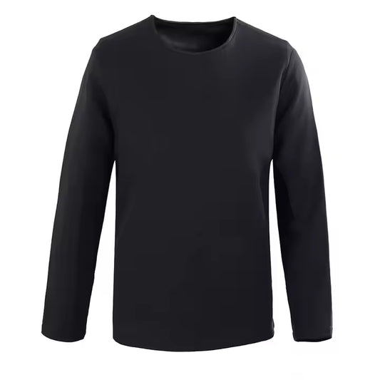 Black Anti-Cut® Knife-Proof Long Shirts Stab-Resistant